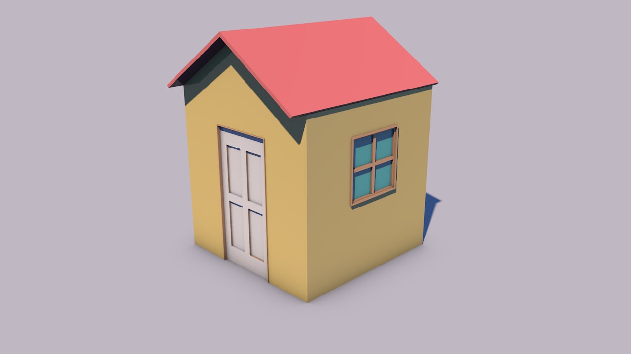 1280x720 House Icon Model
