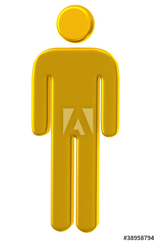 323x500 Gold Blank Human Icon