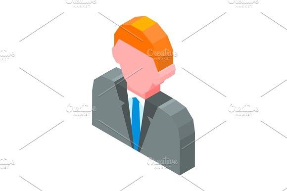 580x386 Person Avatar Icon Vector Illustration Isolated On White Human