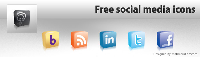 685x198 Social Media Icon Pack