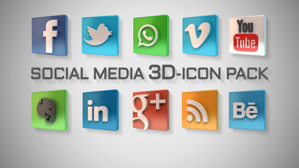 590x332 Social Media Icons Pack