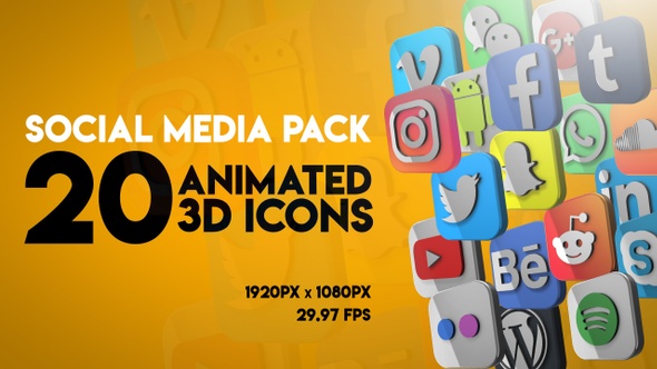 590x332 Social Media Icon Pack