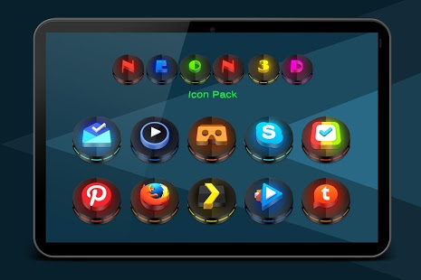 Neon Icon Pack Apk Thing 465x310 Neon Icon Pack Apk Thing