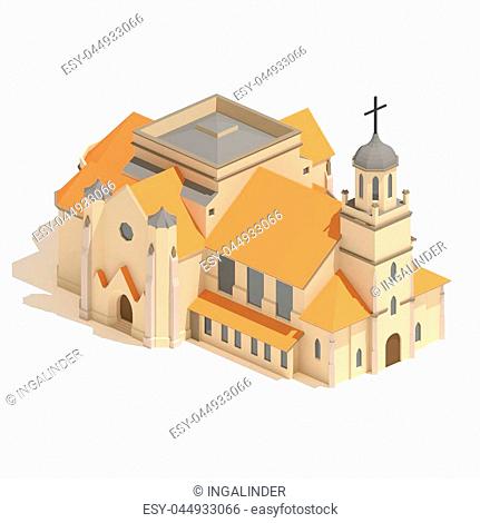 Church Building Isometric Icon Stock Photos And Images Age 431x470 Church Building Isometric Icon Stock Photos And Images Age