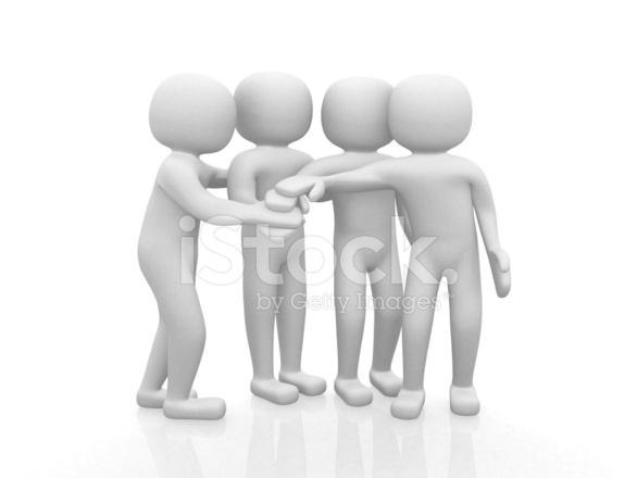 Four Friends Icon Stock Photos 586x440 Four Friends Icon Stock Photos