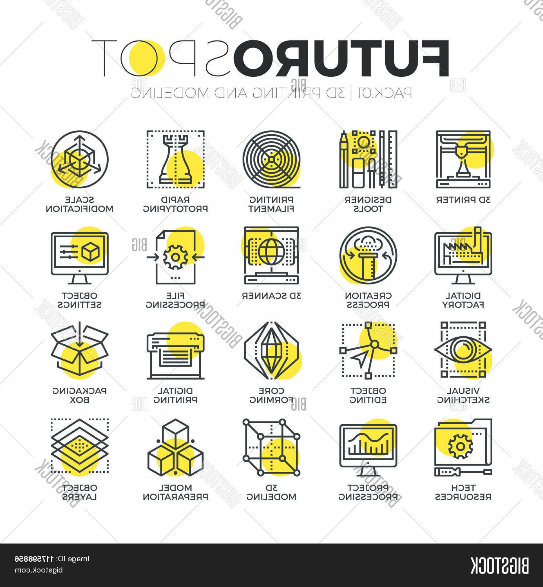 Stock Vector D Modeling Futuro Spot Icons Soidergi 1800x1944 Stock Vector D Modeling Futuro Spot Icons Soidergi