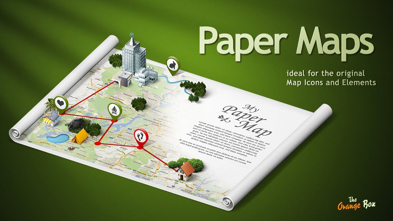 1280x720 Paper Maps