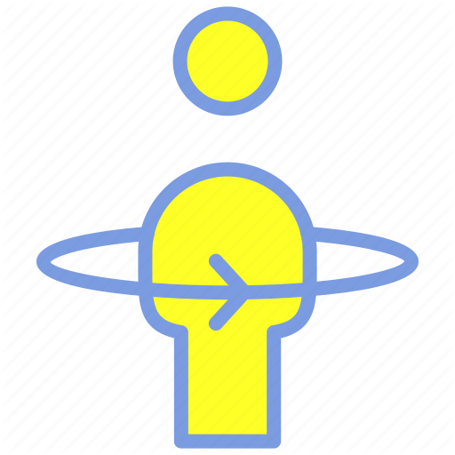 512x512 Map, People, Rotation, View Icon