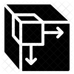 256x256 Model Icon Of Glyph Style