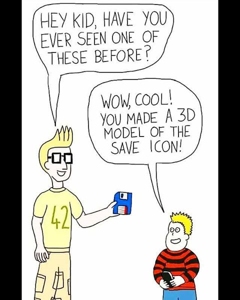 480x600 Model Of The Save Icon! Funny