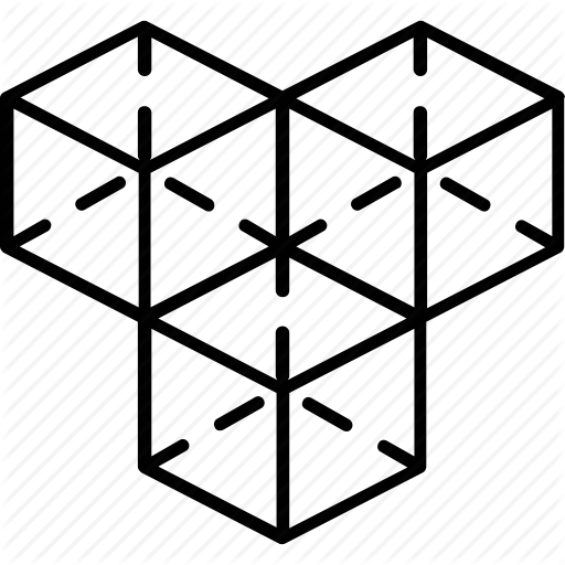 512x512 Modeling, Cube, Design, Modeling Icon