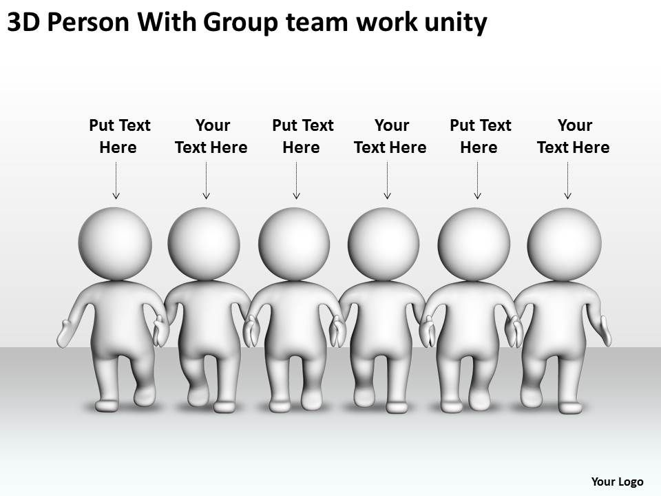 960x720 Person With Group Team Work Unity Ppt Graphic Icon Powerpoint
