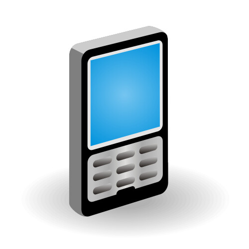 500x500 Mobile Phone Icon Mobile Phone Icon Vector
