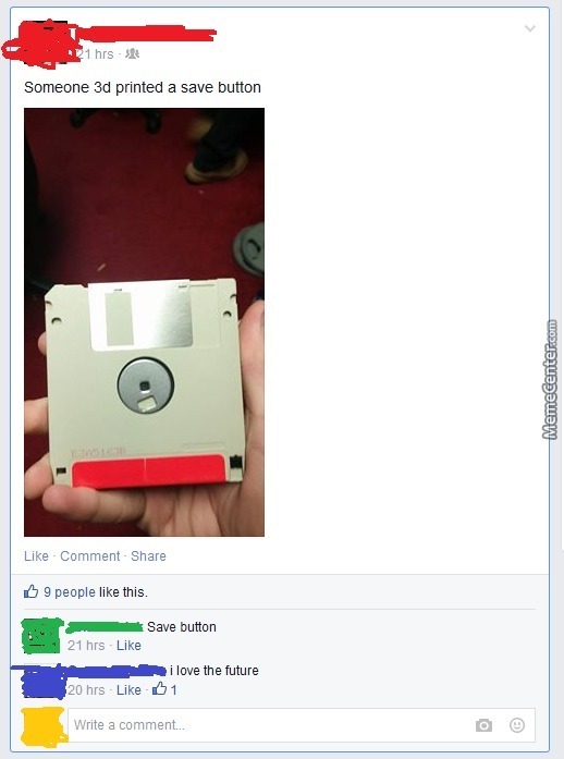 518x697 Someone Printed A Save Button Geek