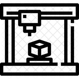 256x256 Printer Icon Of Line Style