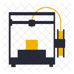 256x256 Printer Icon Of Flat Style