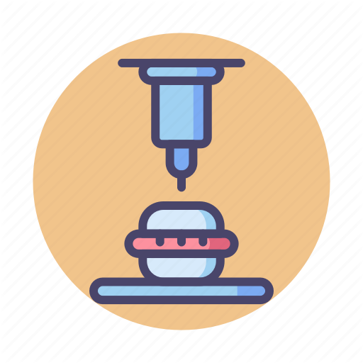 512x512 Food Printing, Printing, Food, Food Printing, Printing Icon