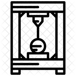 256x256 Printer Icon Of Line Style