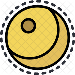 256x256 Sphere Icon Of Colored Outline Style