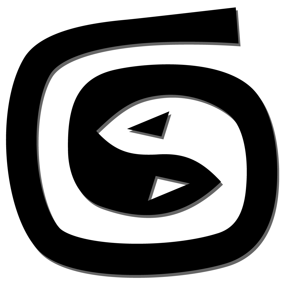 1200x1200 Max Snake Icon Logo Vector Black Free Vector Silhouette