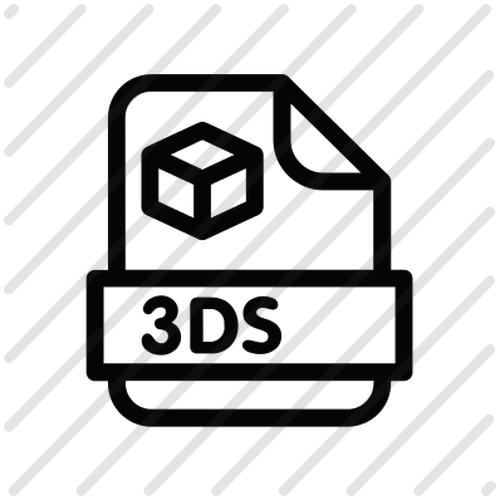 500x500 Document, Maya, Max, Extension, File, Format, Icon