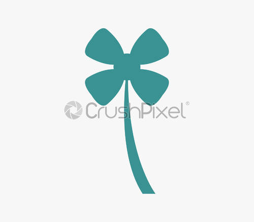 500x438 Four Leaf Clover Icon, Stock Vector Crushpixel