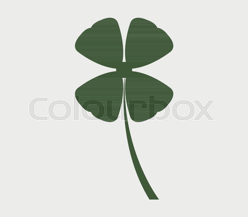 800x700 Four Leaf Clover Icon Stock Vector Colourbox