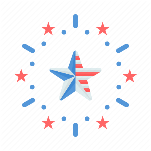 512x512 Celebrate, Independence Day, July Star Icon