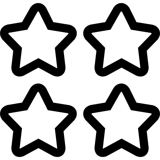 512x512 Four Stars Icon
