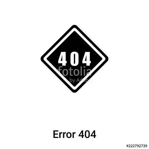 500x500 Error Icon Vector Isolated On White Background, Logo Concept