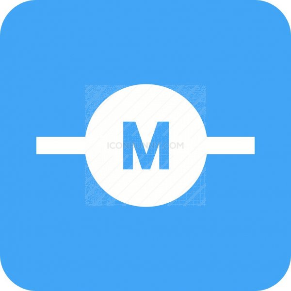 600x600 Motor Flat Round Corner Icon