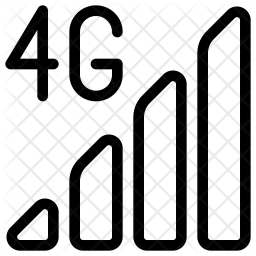 256x256 Signal Icon Of Line Style