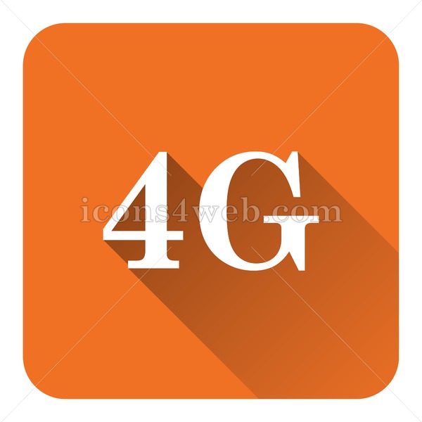 600x600 Flat Icon With Long Shadow Vector