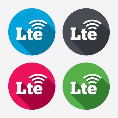 450x450 Lte Sign Icon Long Term Evolution Sign Wireless Communication