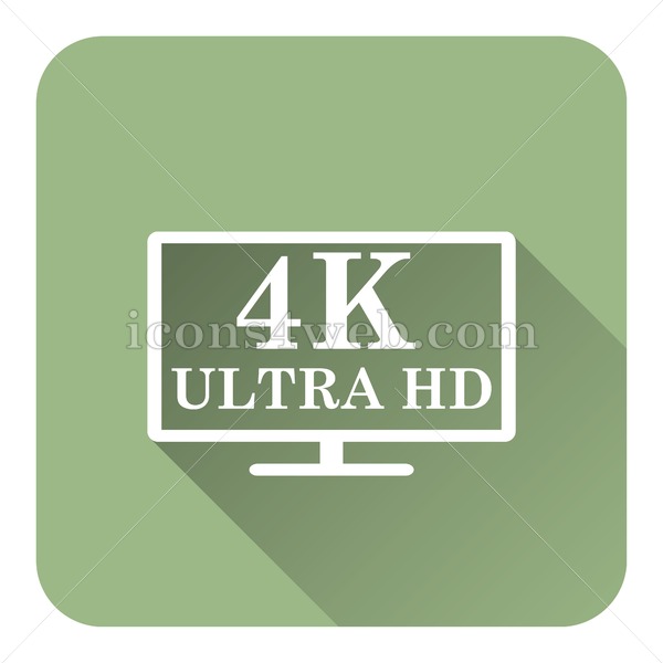 600x600 Ultra Hd Flat Icon With Long Shadow Vector