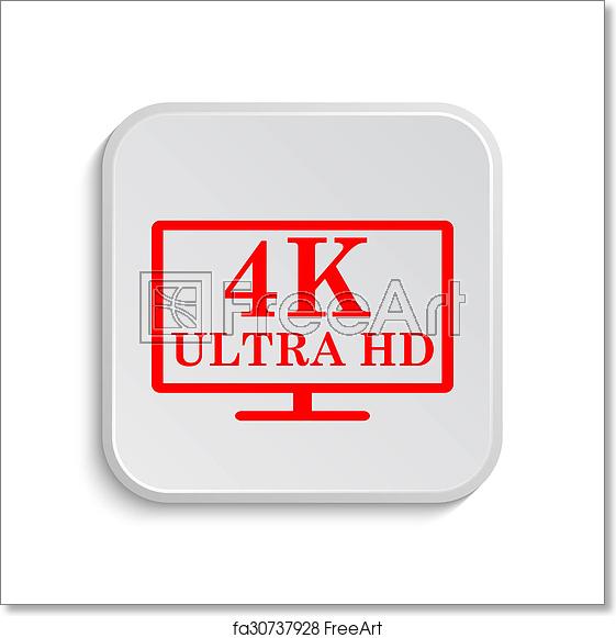 561x581 Free Art Print Of Ultra Hd Icon Ultra Hd Icon Internet