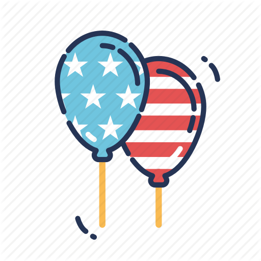 512x512 Balloon, Balloons, Celebration, Fourth Of July, Independence Day