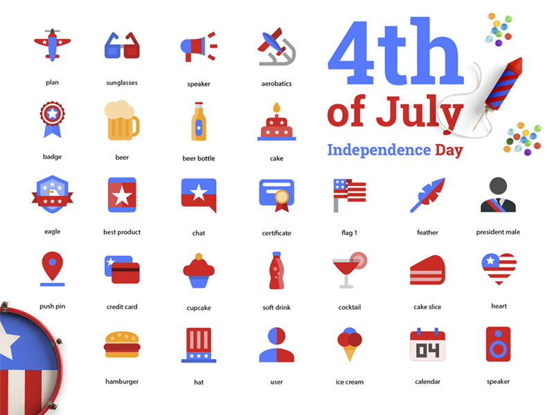 800x600 Free July Independence Day Icons Free Icon Packs Ui Download
