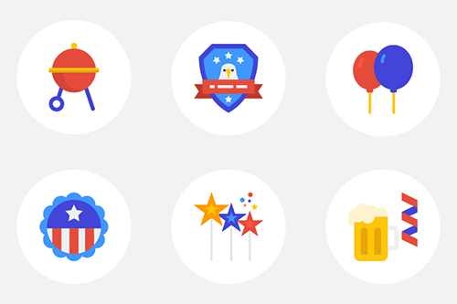 500x333 Free Icon Set Happy Of July