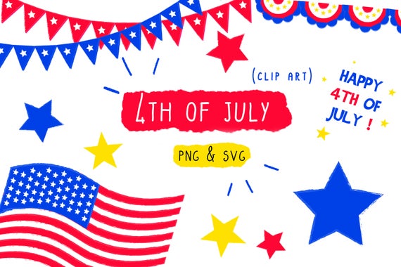570x380 Of July Usa Clip Art Handmade Vector Png Icon Etsy
