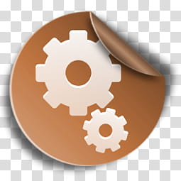 255x255 Sphere Brown Settings Icon Transparent Background Png Clipart