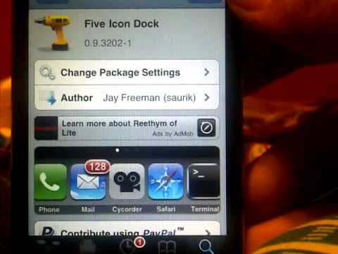 480x360 Cydia Tweak Get Icons On Your Dock With Five Icon Dock