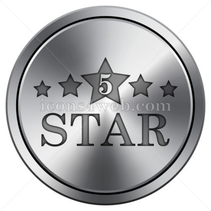 416x416 Star Icon Round Icon Imitating Metal