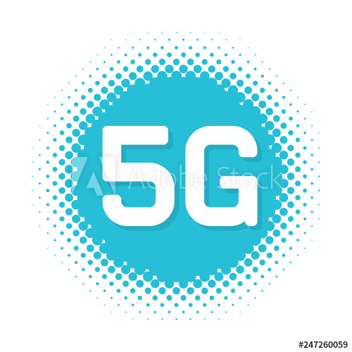 500x500 Icon On Half Tone Round Shape