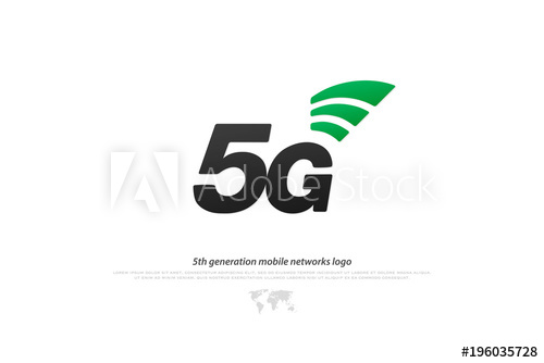 500x334 Generation Mobile Network Logotype Isolated Vector Icon
