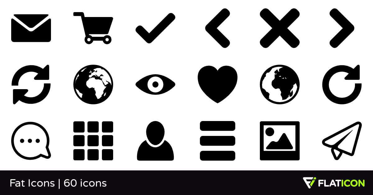1200x630 Fat Icons Free Icons