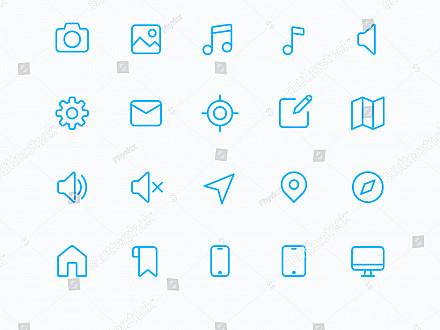 440x330 Icon Outline Vector Icons For Web And Mobile Thin Pixel