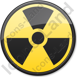256x256 Ionizing Radiation Hazard Symbol Circle Icon, Pngico Icons