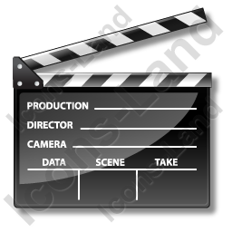 256x256 Clapperboard Chalkboard Icon, Pngico Icons