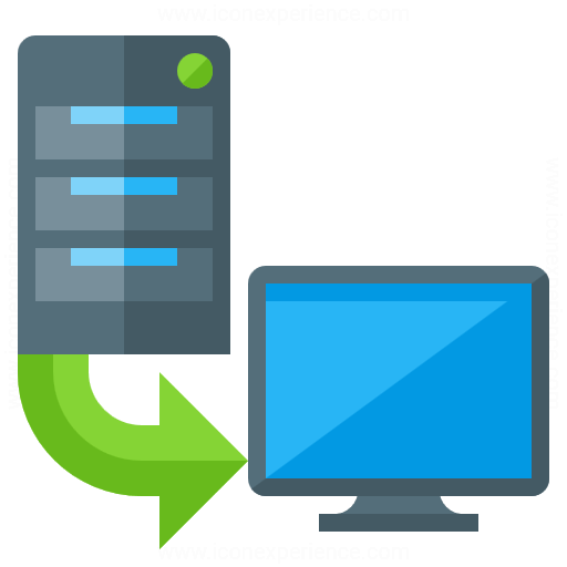 512x512 Iconexperience G Collection Server From Client Icon